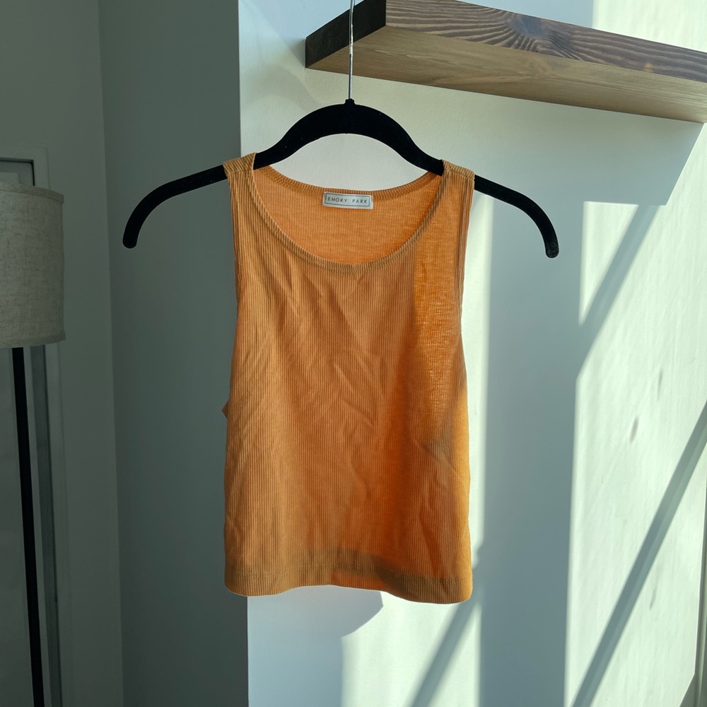 Cropped Ribbed Tank